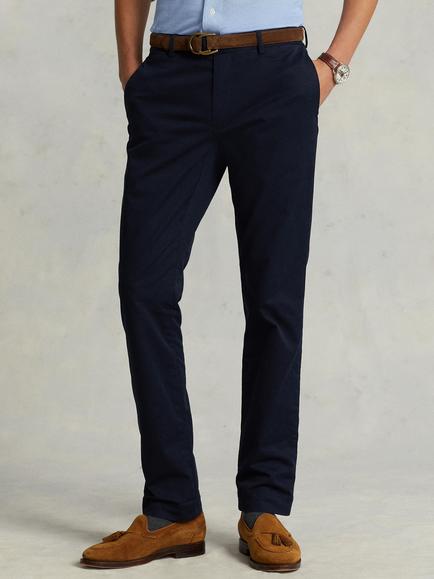 Polo Ralph Lauren Flat Pant Trousers, Aviator Navy