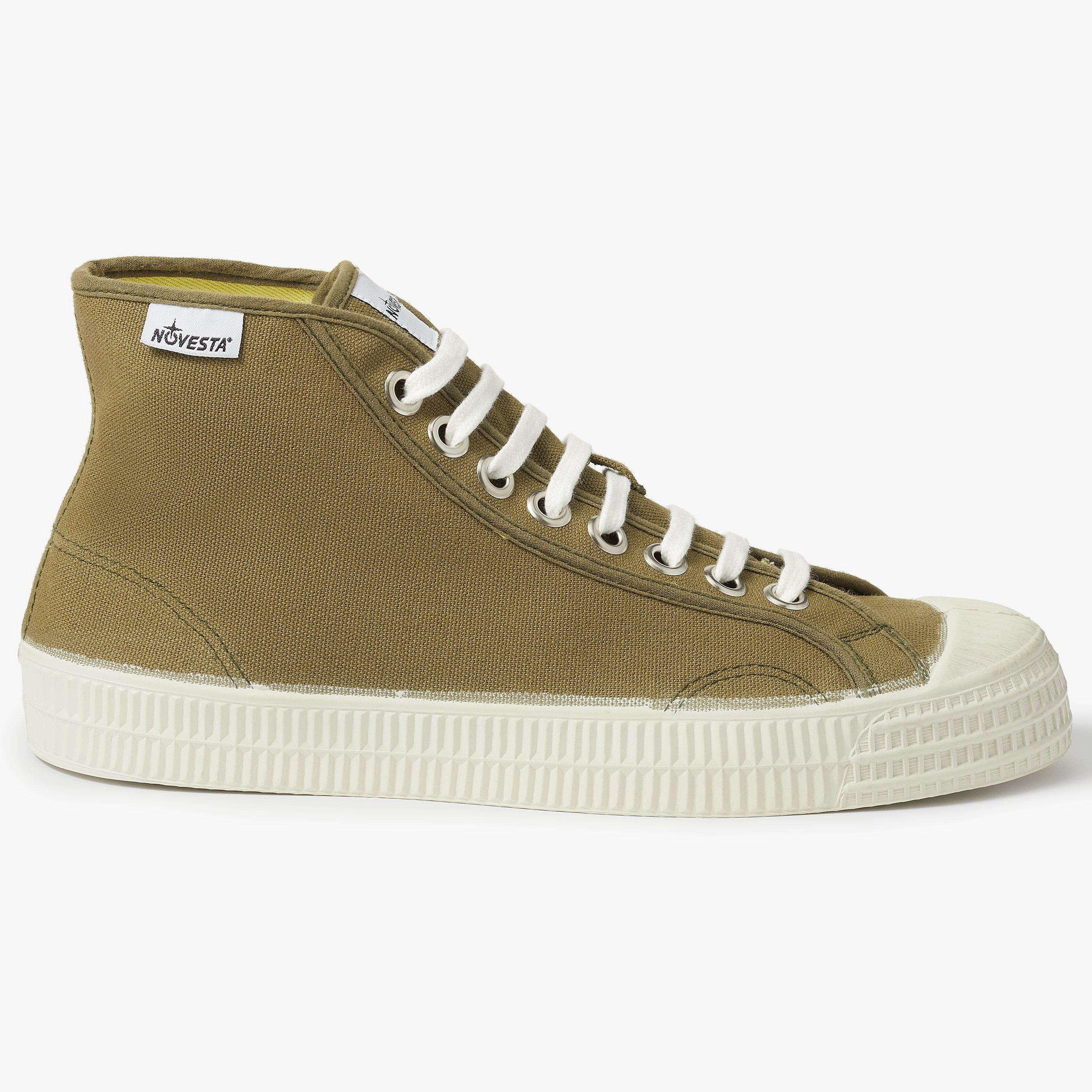 Novesta Star Dribble Hi-Top Canvas Trainers