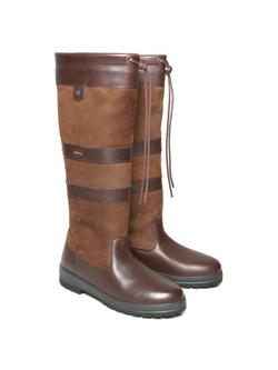 Dubarry Galway Gortex Waterproof Knee High Boots - view 2, Walnut Leather