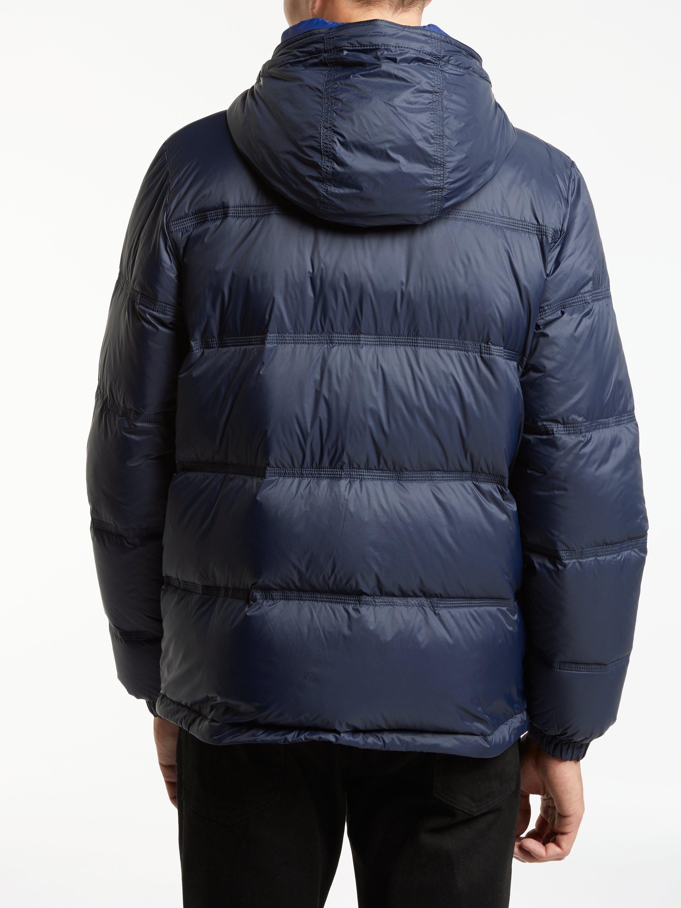PS by Paul Smith Down Hooded Jacket, Navy