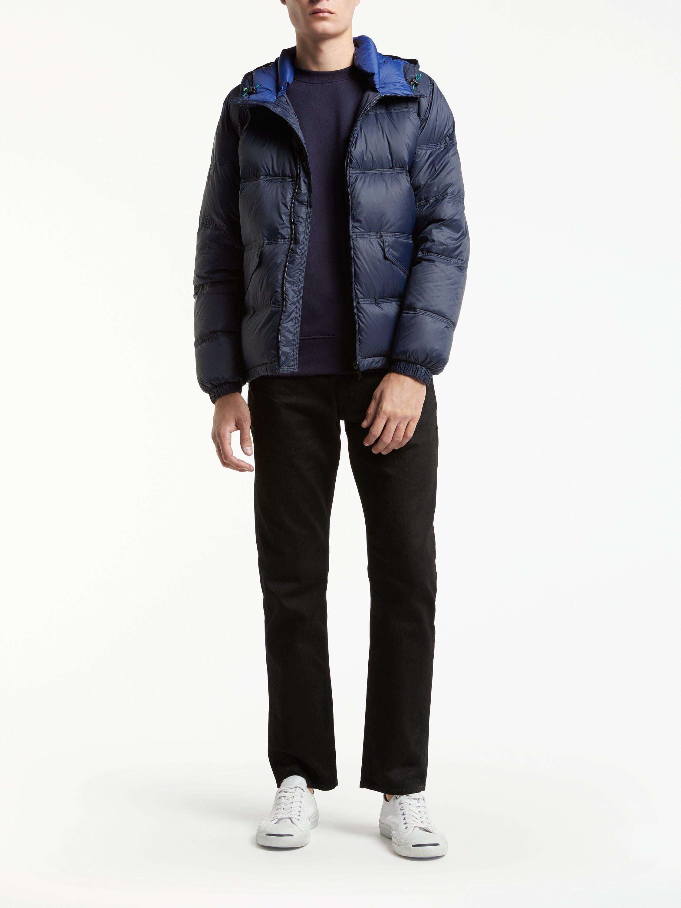 PS by Paul Smith Down Hooded Jacket, Navy