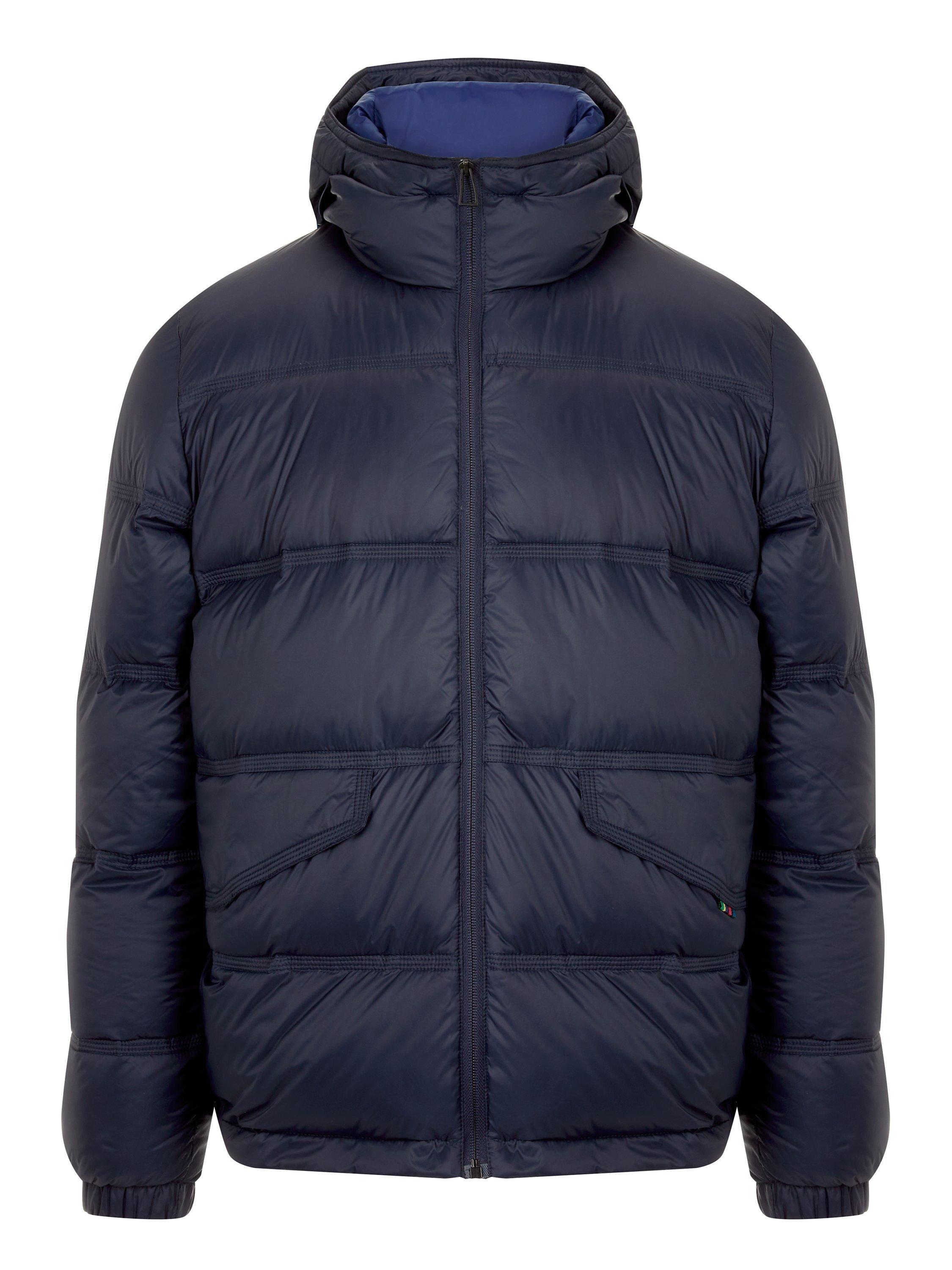 PS by Paul Smith Down Hooded Jacket, Navy