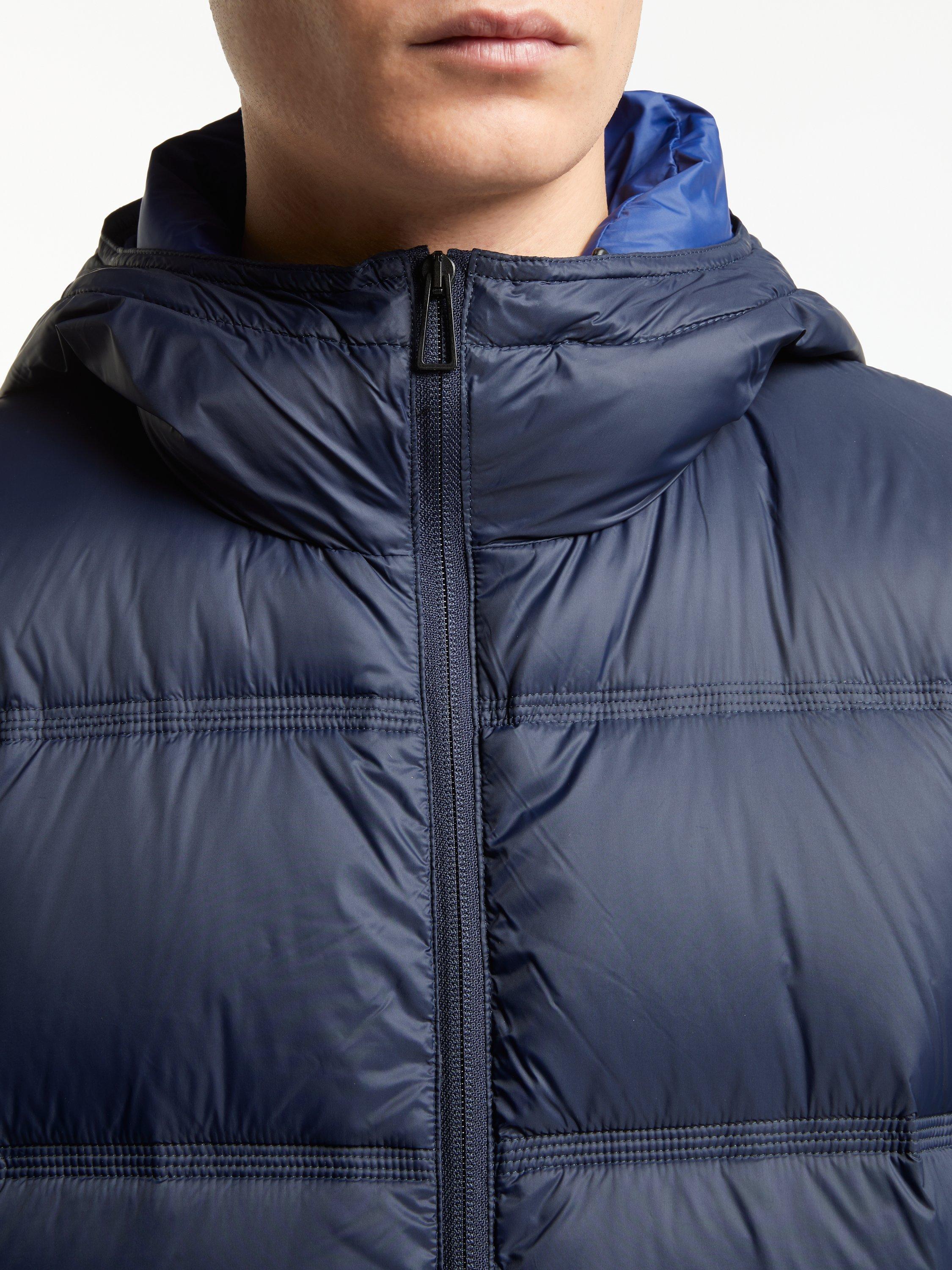 PS by Paul Smith Down Hooded Jacket, Navy