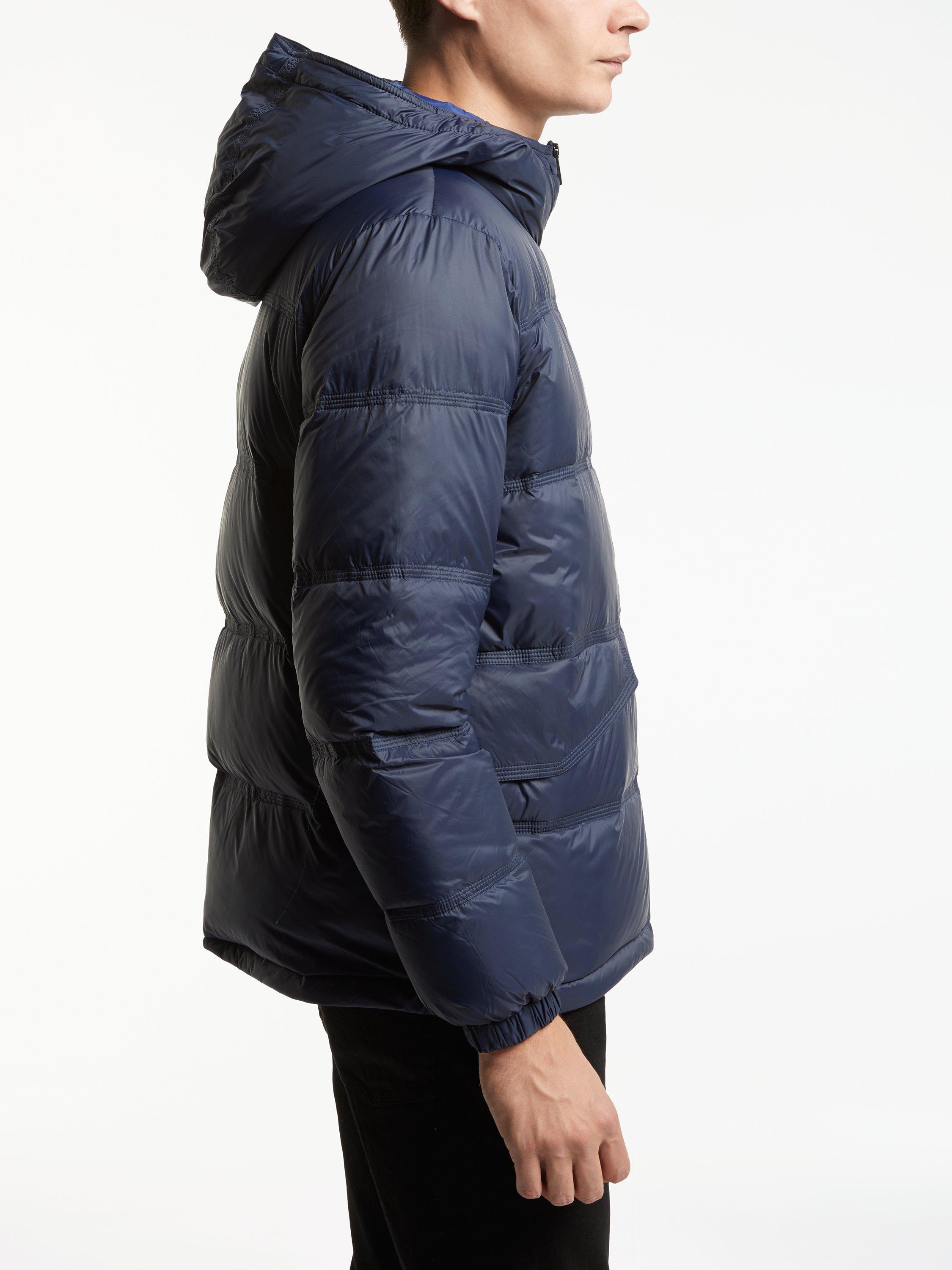 PS by Paul Smith Down Hooded Jacket, Navy