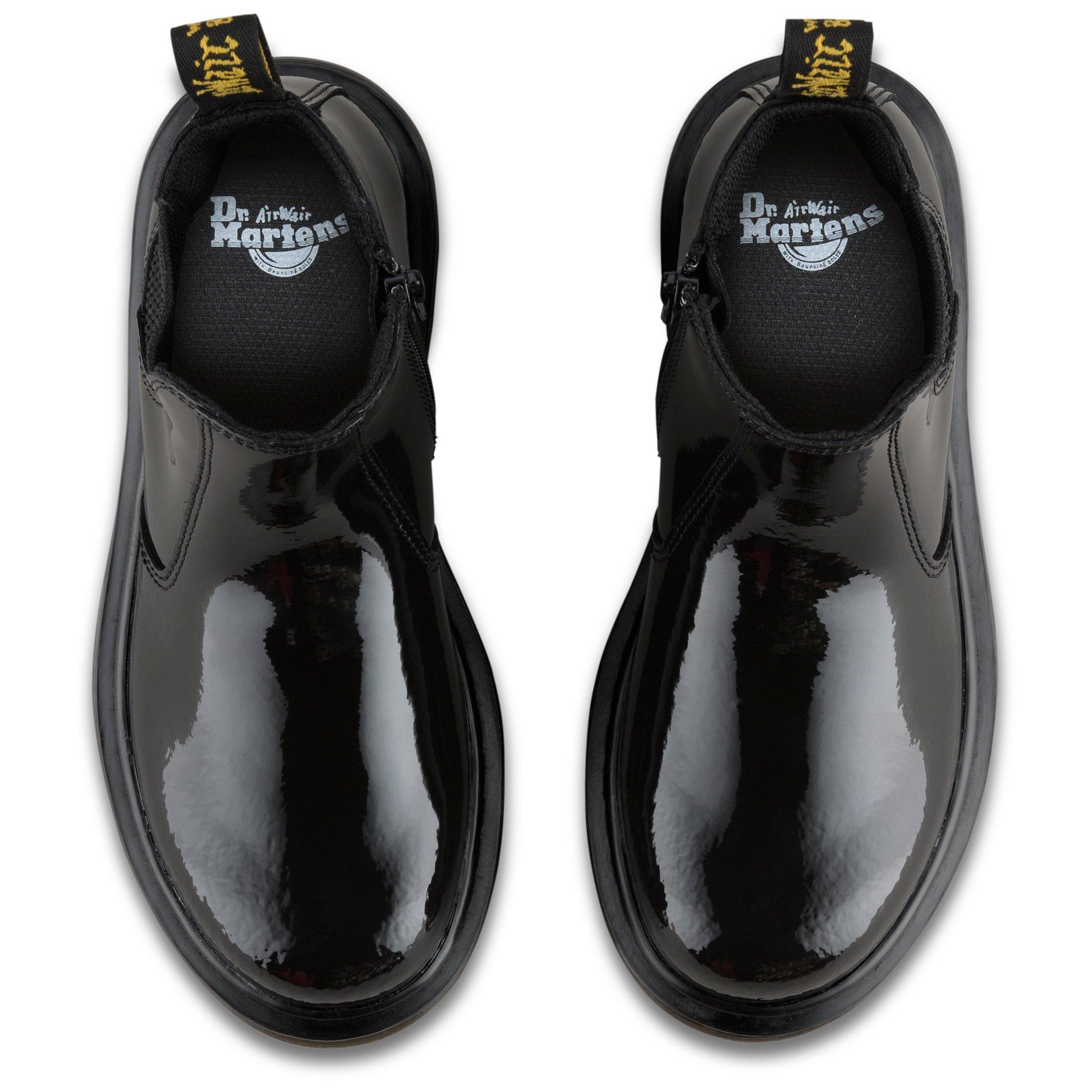 Dr martens banzai chelsea boots black patent online