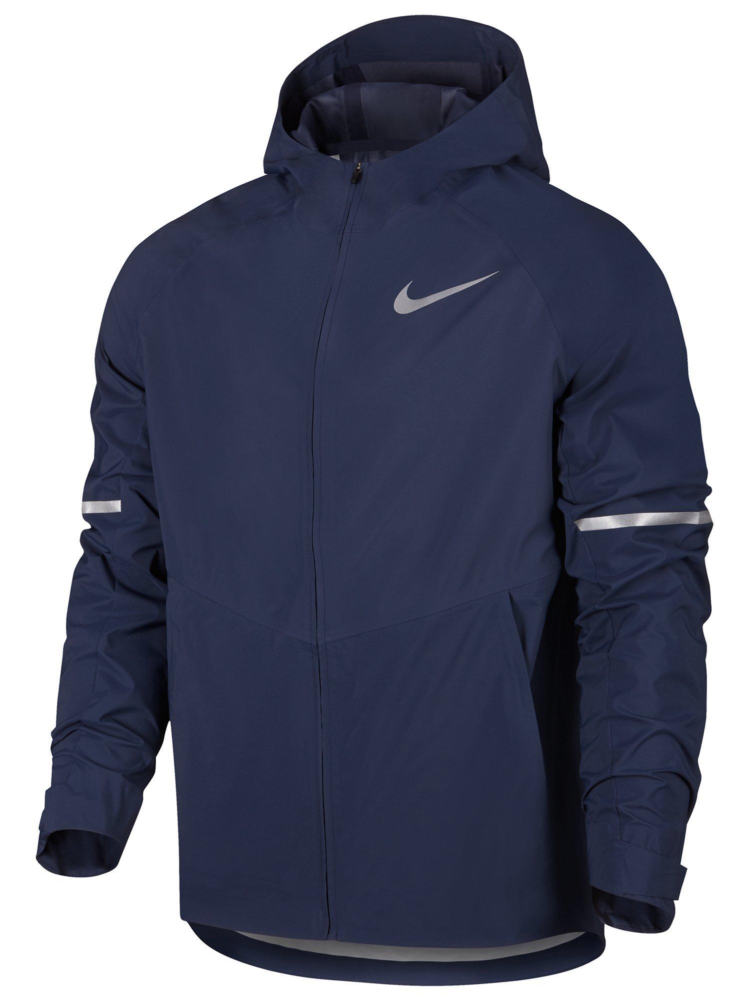 Nike Zonal AeroShield Hooded Running Jacket Thunder Blue Pure Platinum