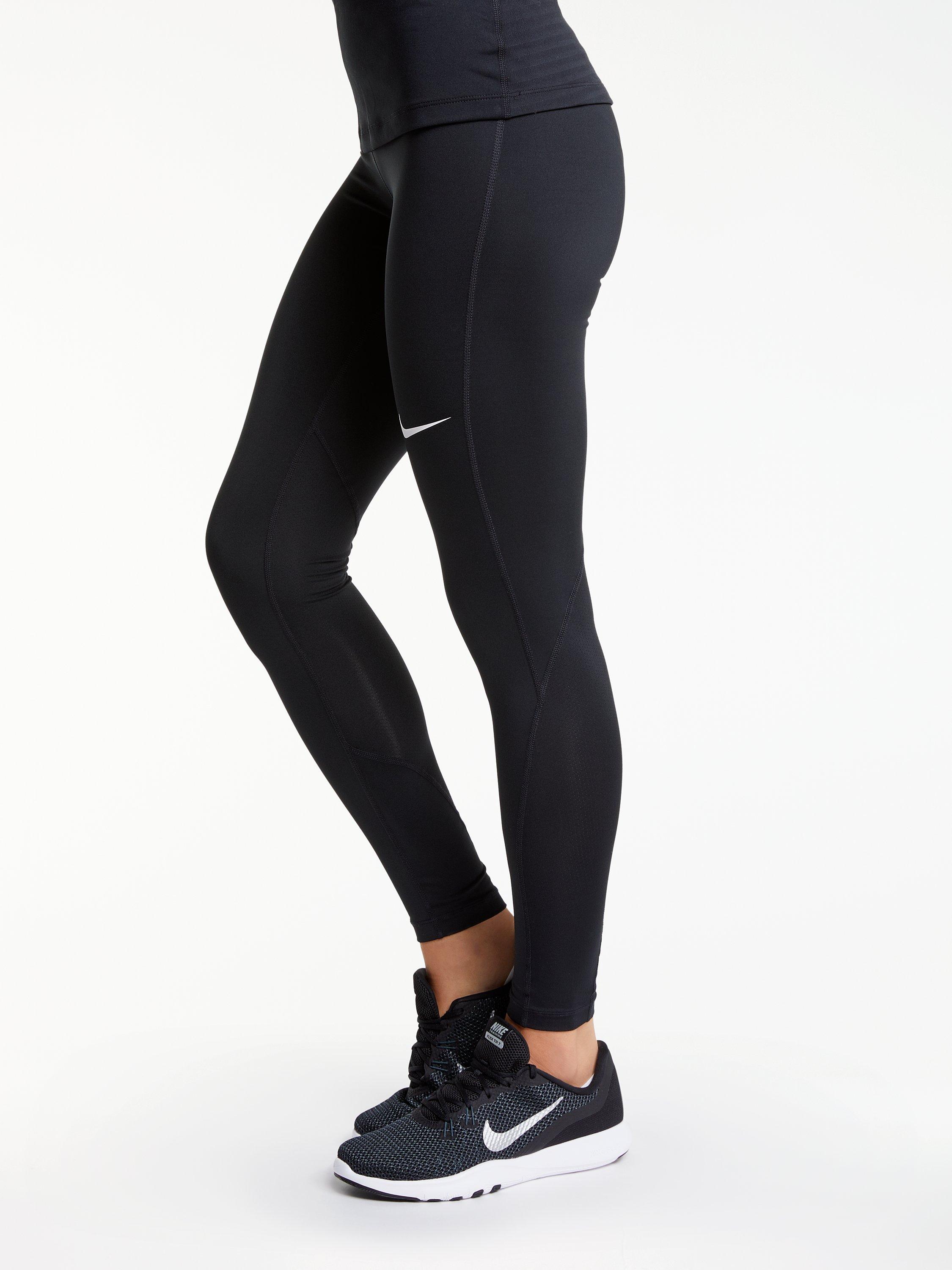 Nike Pro Training Tights Black White