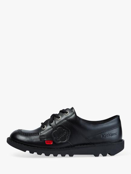 Kickers Kids' Kick Lo Core Lace Up Shoes - view 2, Black