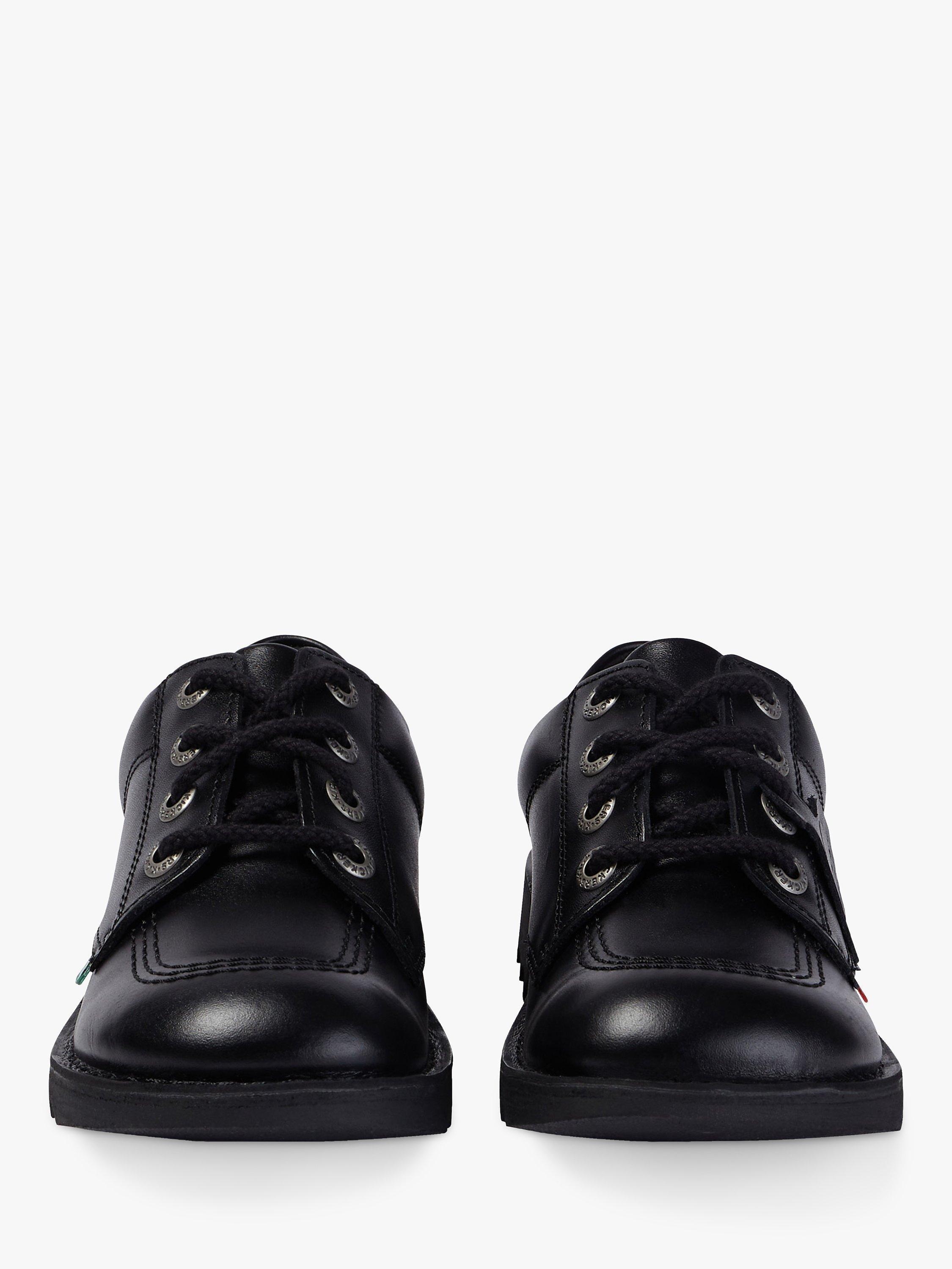 Product image 2 of 6, which shows Kickers Kids' Kick Lo Core Lace Up Shoes, Black, 31
