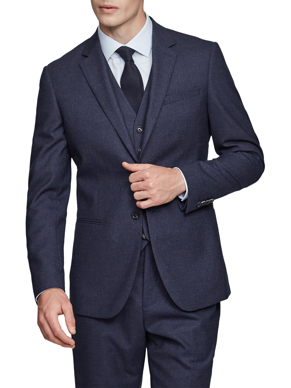 Reiss Robin Airforce Blazer Jacket, Airforce Blue