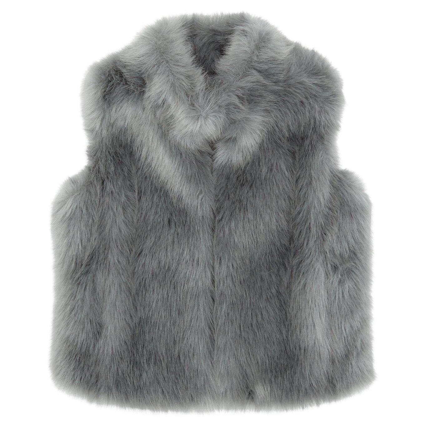 Jigsaw faux fur box coat hotsell