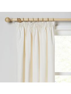 John Lewis Arlo Pair Lined Pencil Pleat Curtains, Lily
