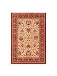 John Lewis Royal Heritage Mahal Rug, Rust/Ivory