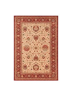 John Lewis Royal Heritage Mahal Rug, Rust/Ivory, Rust/Ivory