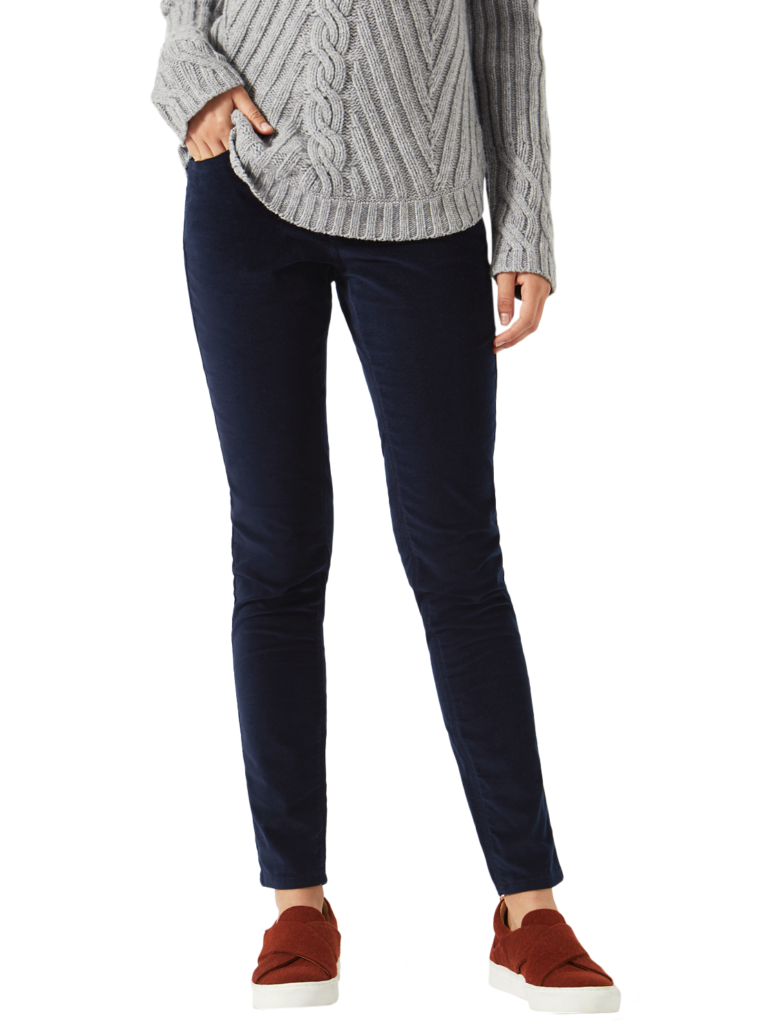Jigsaw Richmond Velvet Jeans Long