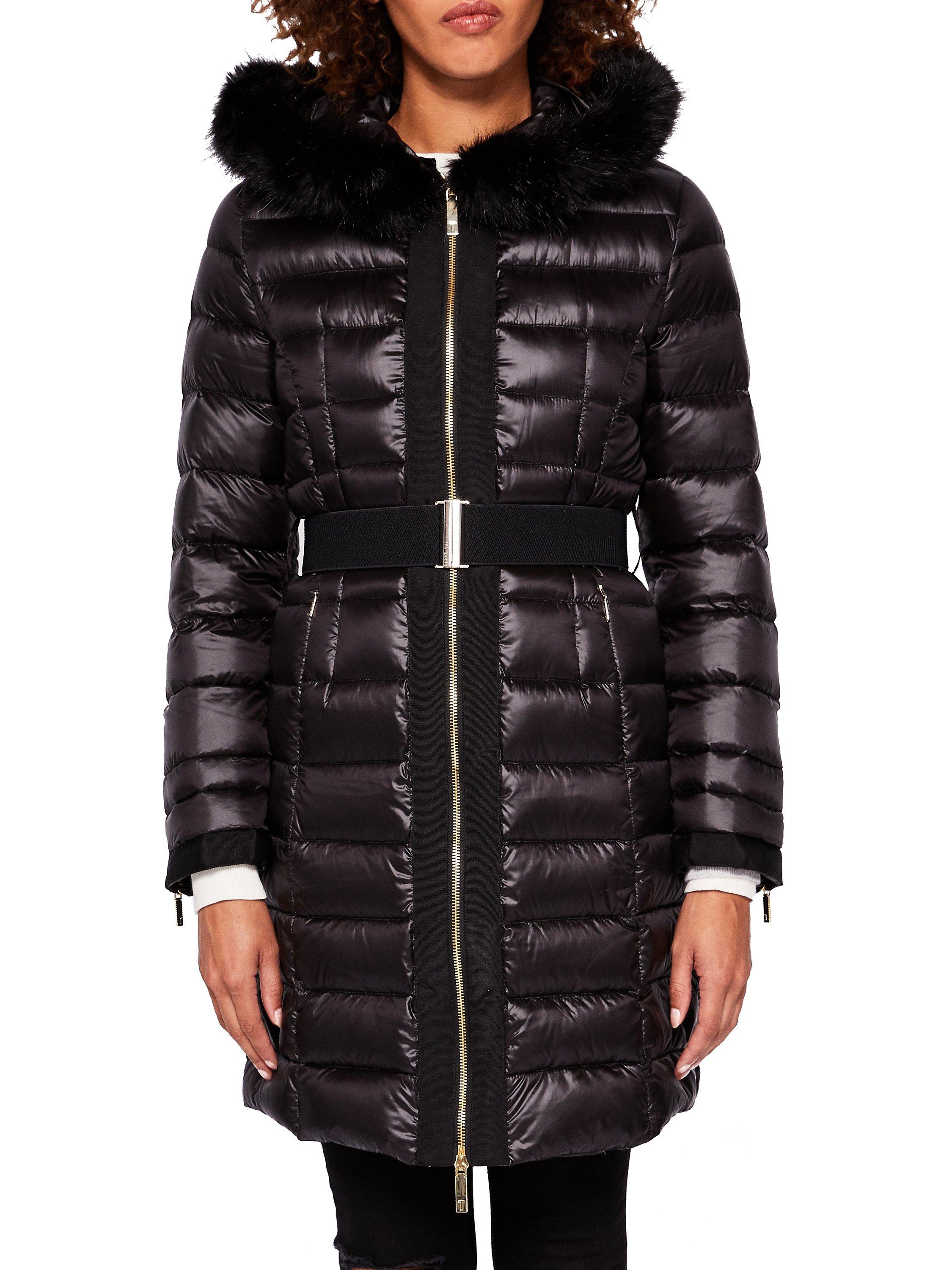 Ted Baker Amandea Long Hooded Puffer Coat