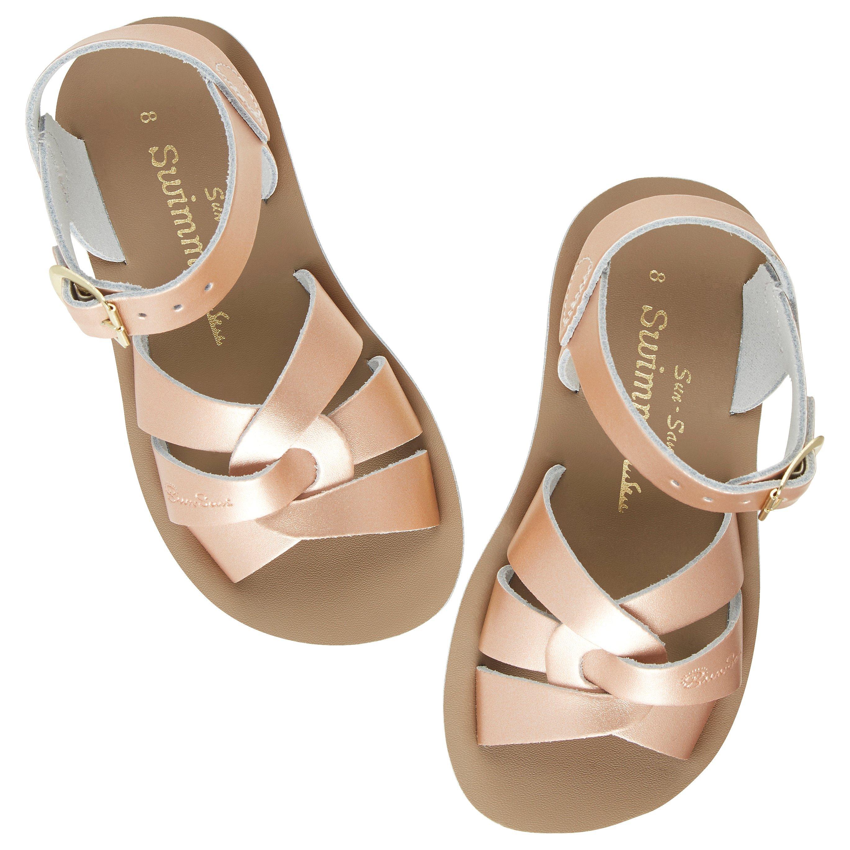 Salt-Water Children's Swimmer Sandals, Rose Gold