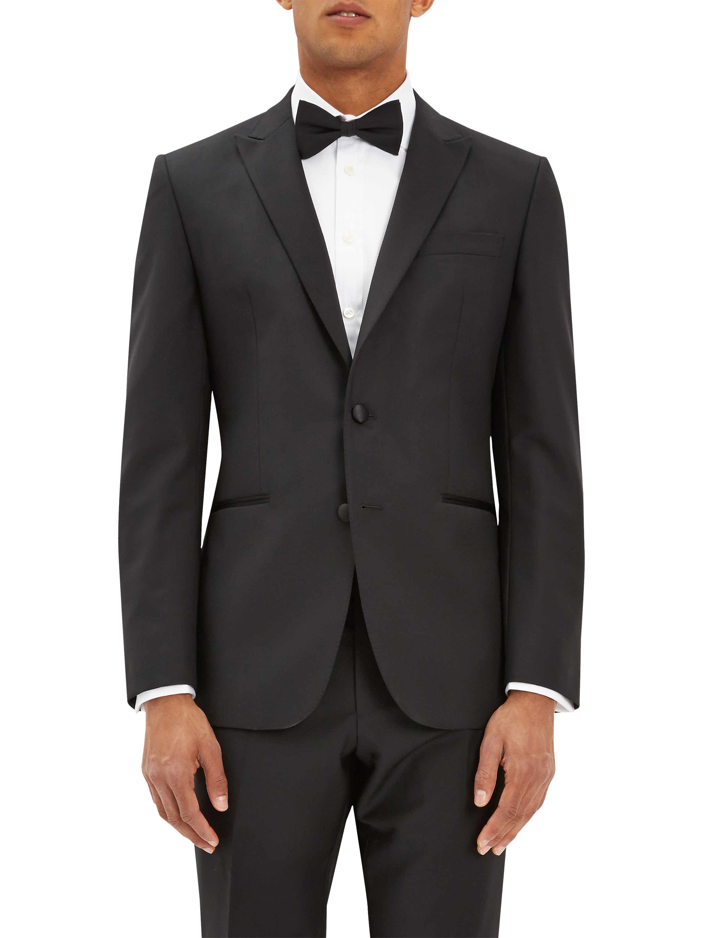 Jaeger Wool Mohair Regular Fit Dress Suit Jacket, Black