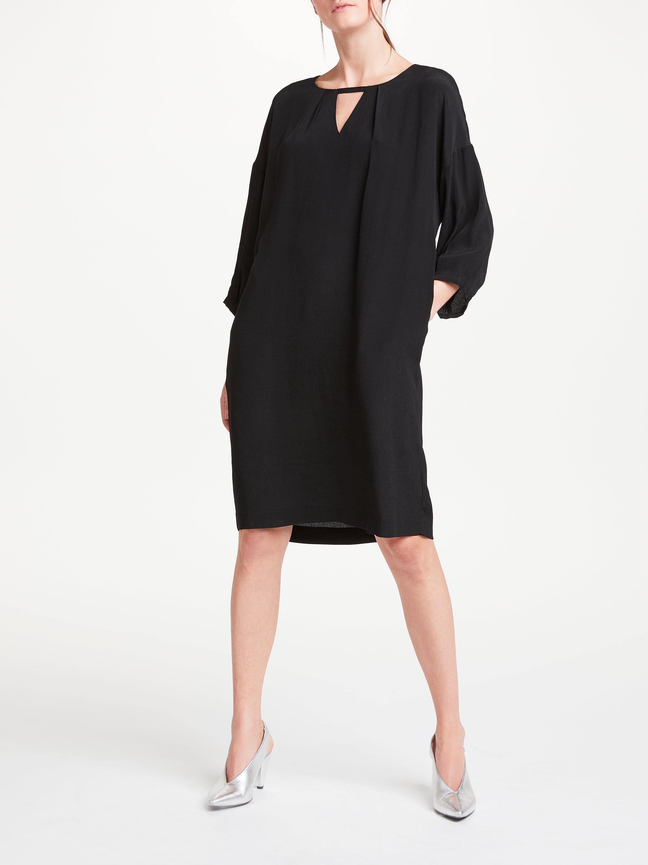Kin Tie Detail Dress, Black