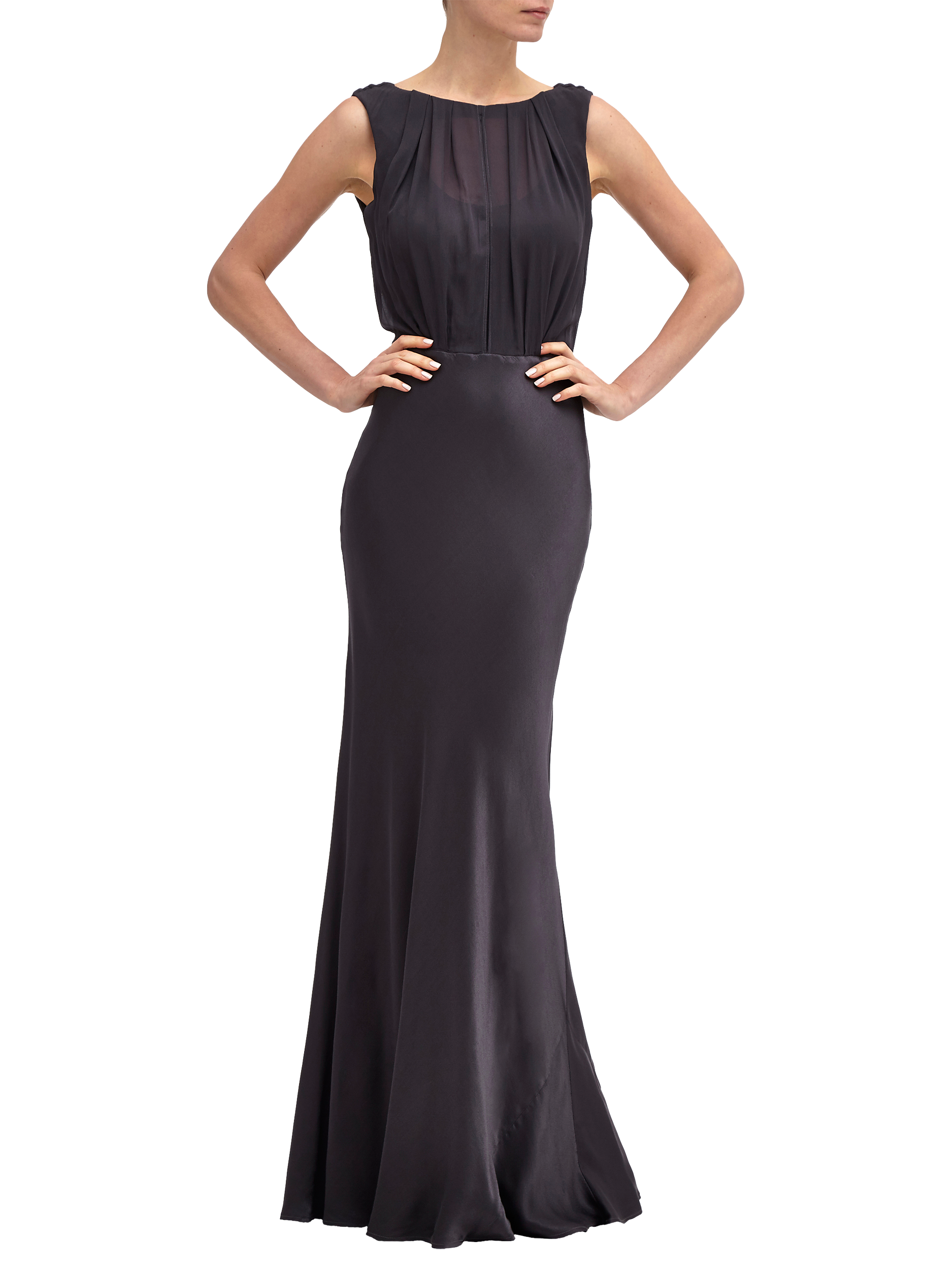 Ghost Hollywood Claudia Dress, Charcoal