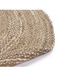 John Lewis ANYDAY Jute Round Rug, Natural, Dia.180cm