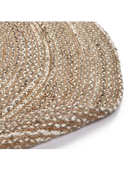 John Lewis Jute Round Rug, Natural, Dia.180cm - view 2, Natural