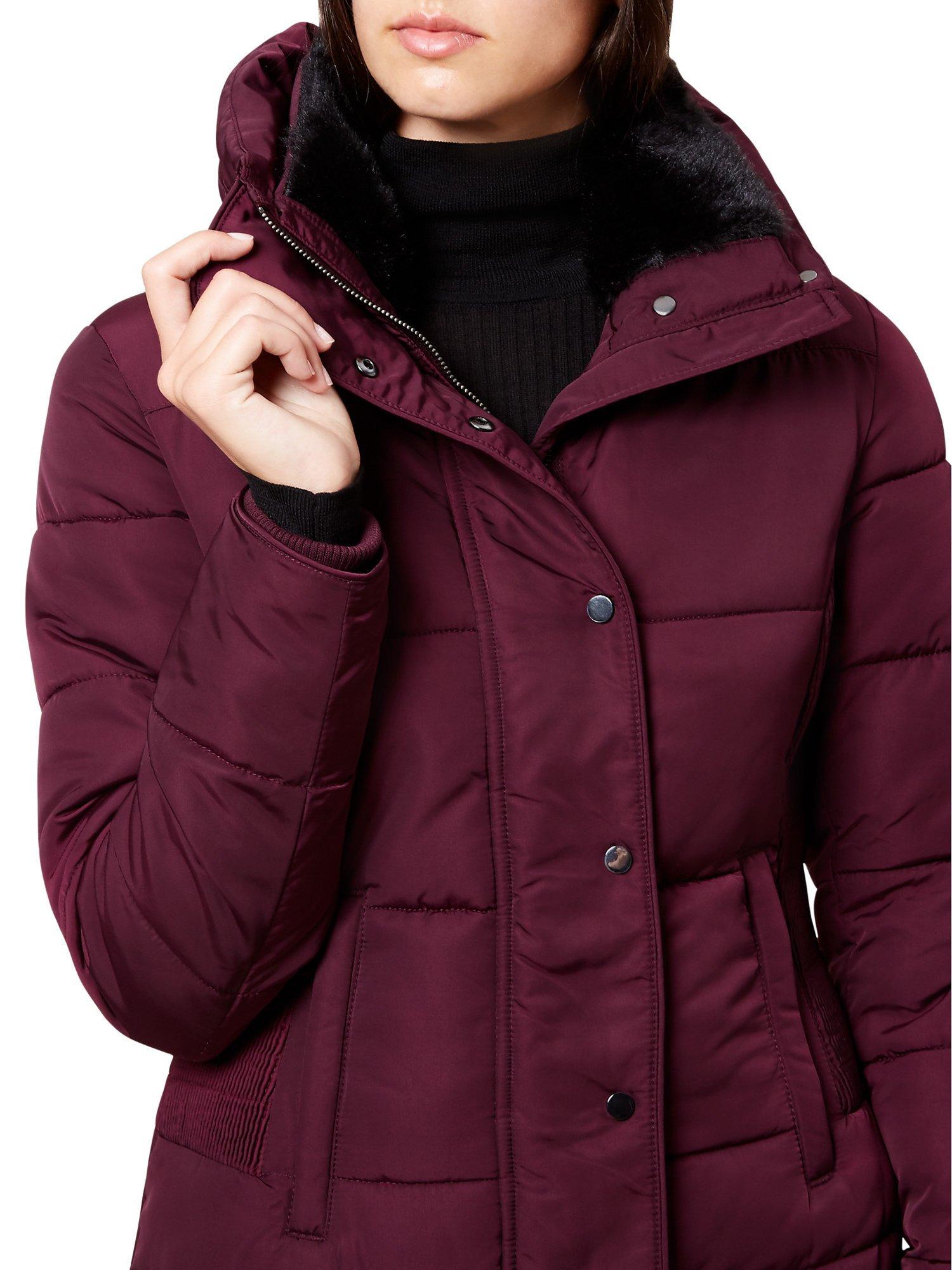 Hobbs Leonie Puffer Jacket Berry