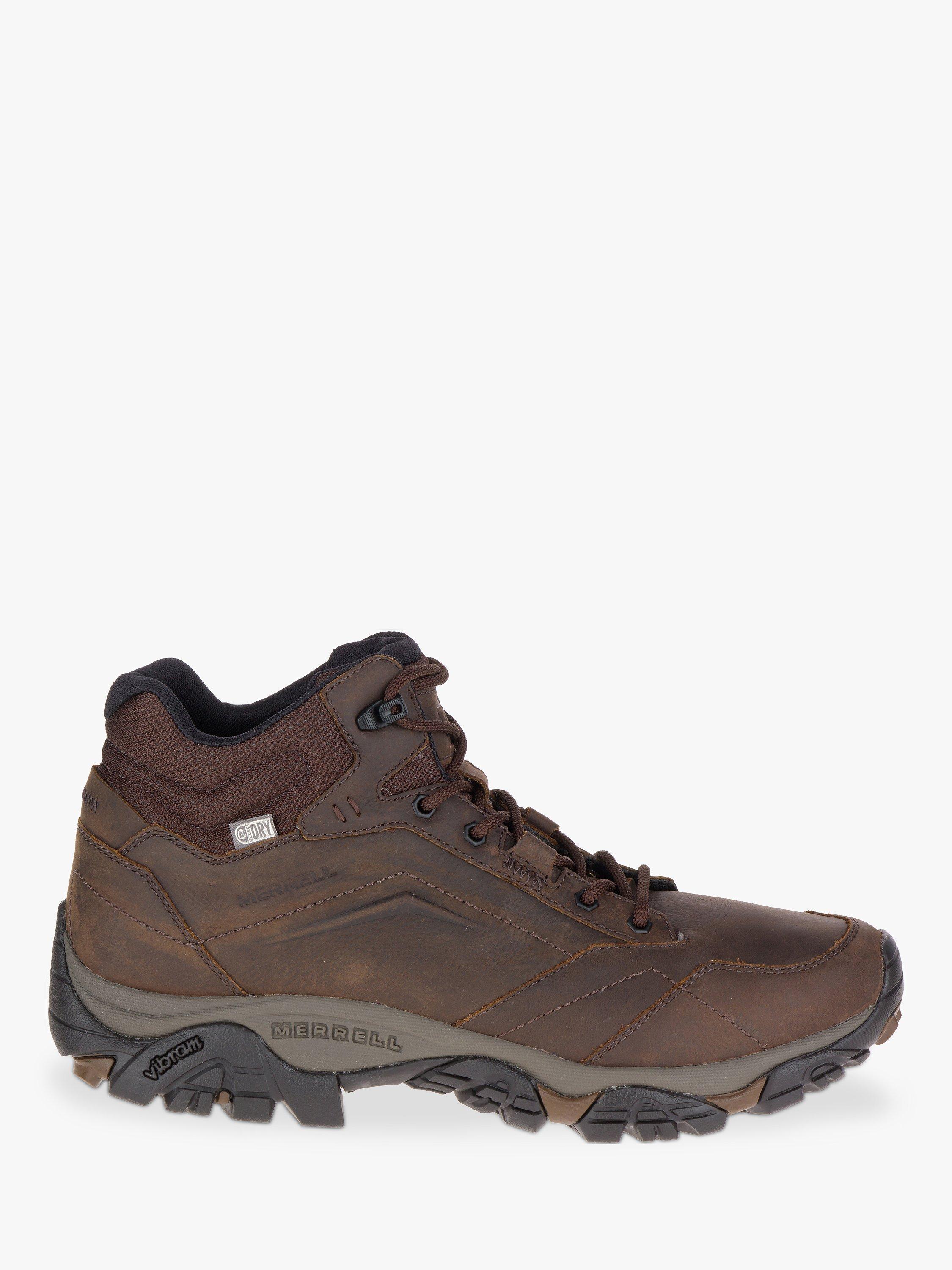 Merrell MOAB Adventure Mid Waterproof Men's Hiking Boots, Dark Earth