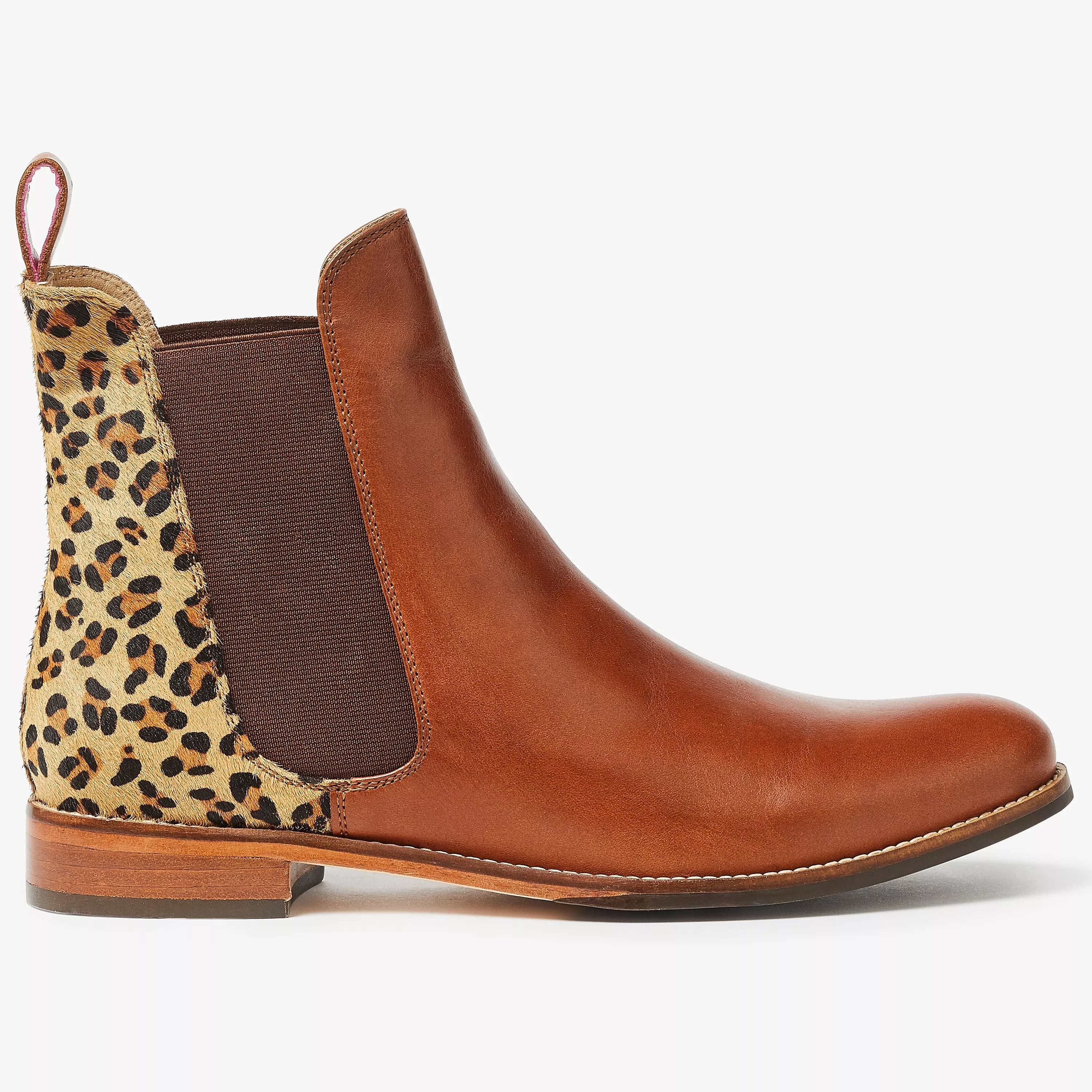 Joules leopard boots hotsell