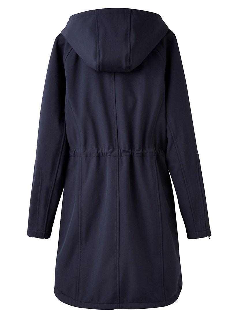 Joules Right as Rain Westport Hooded Raincoat Marine Navy