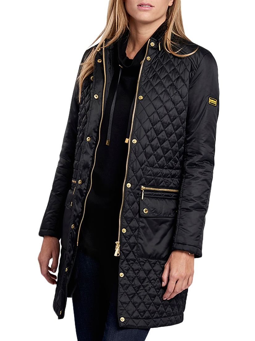 Barbour International Port Gower Quilted Jacket Black