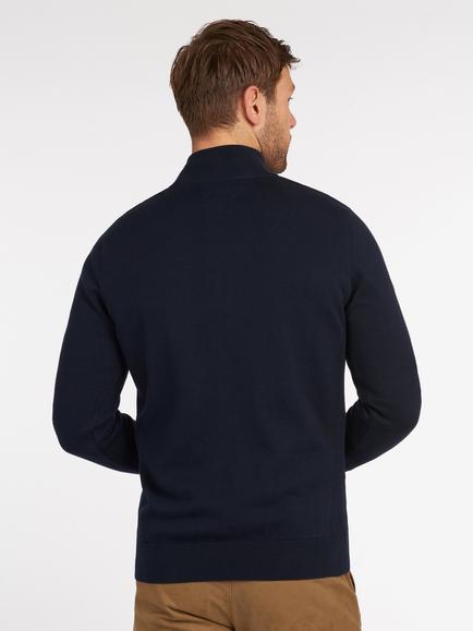 Barbour Half Zip Jumper - view 2, Navy