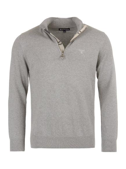 Barbour Half Zip Jumper, Grey