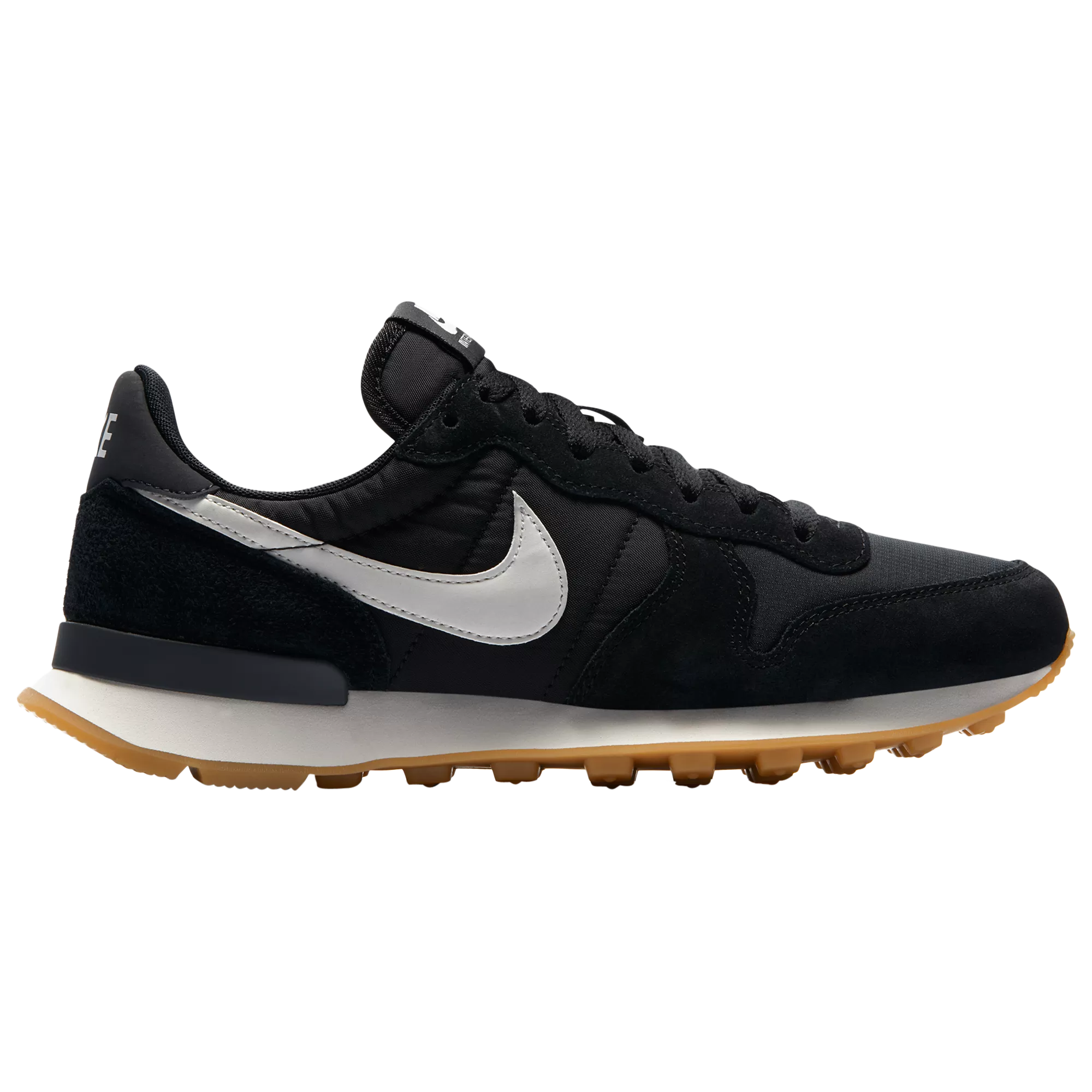 Black nike internationalist trainers best sale