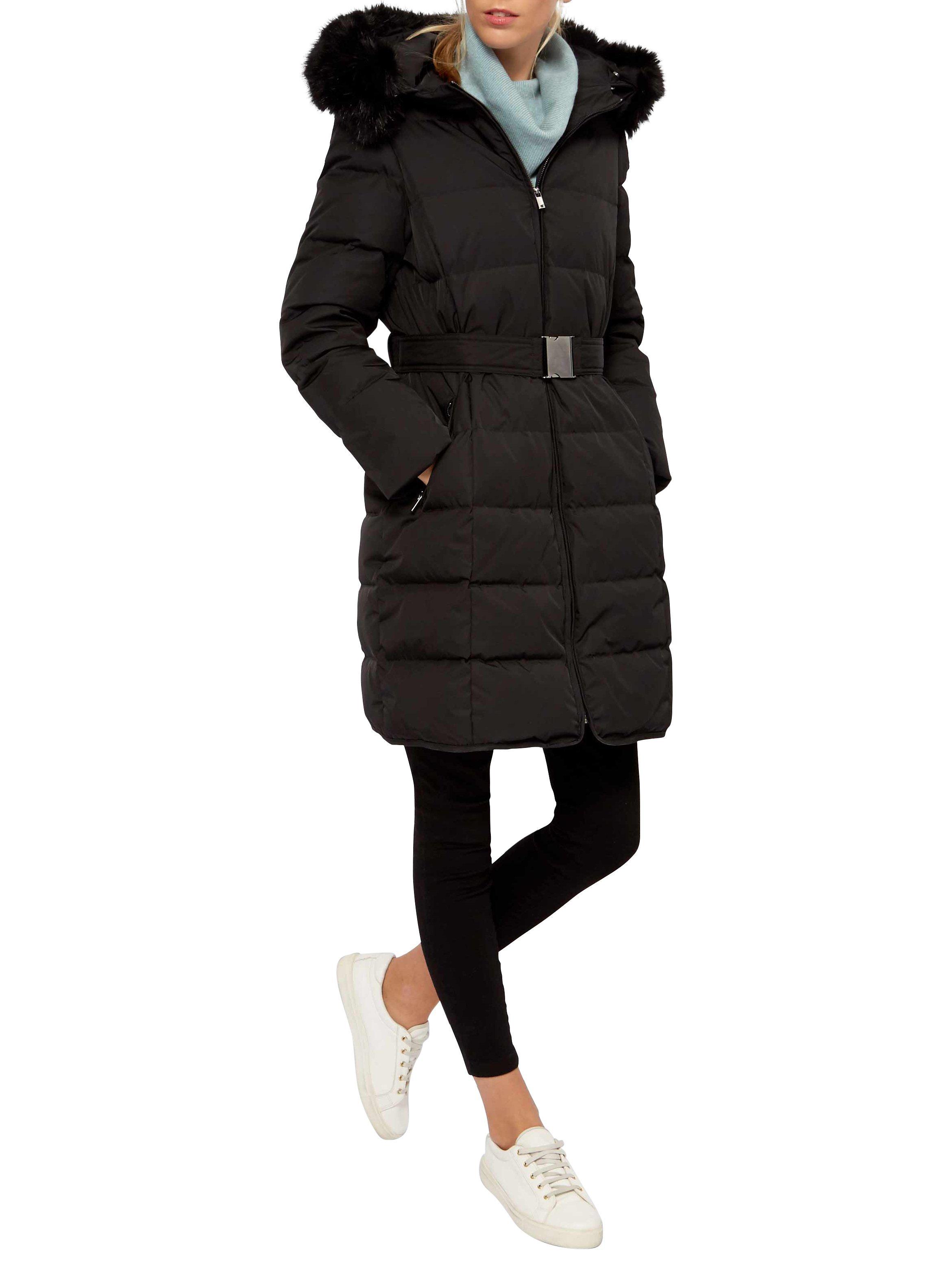 Jaeger 3 4 Length Belted Puffer Coat