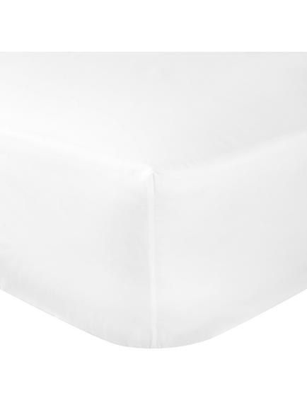 John Lewis Temperature Balance Cotton Sateen 400 Thread Count Deep Fitted Sheet, White
