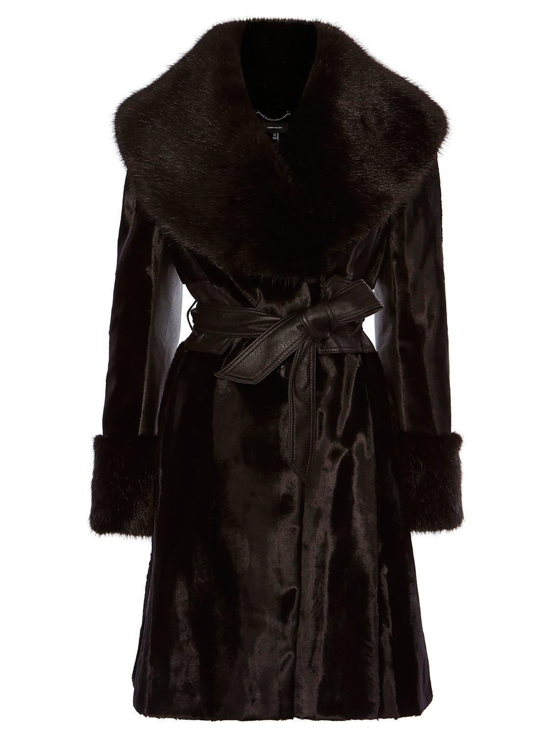 Karen millen pony fur coat best sale