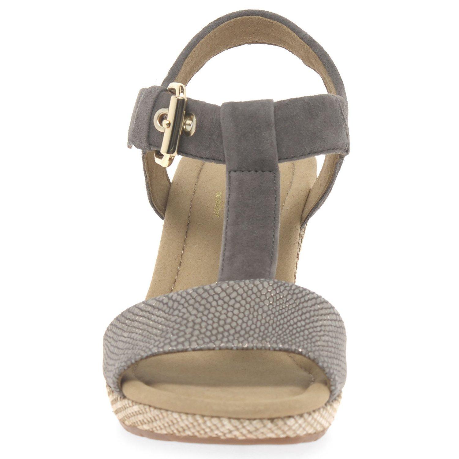 Gabor Karen Wide Fit Wedge Heeled Sandals