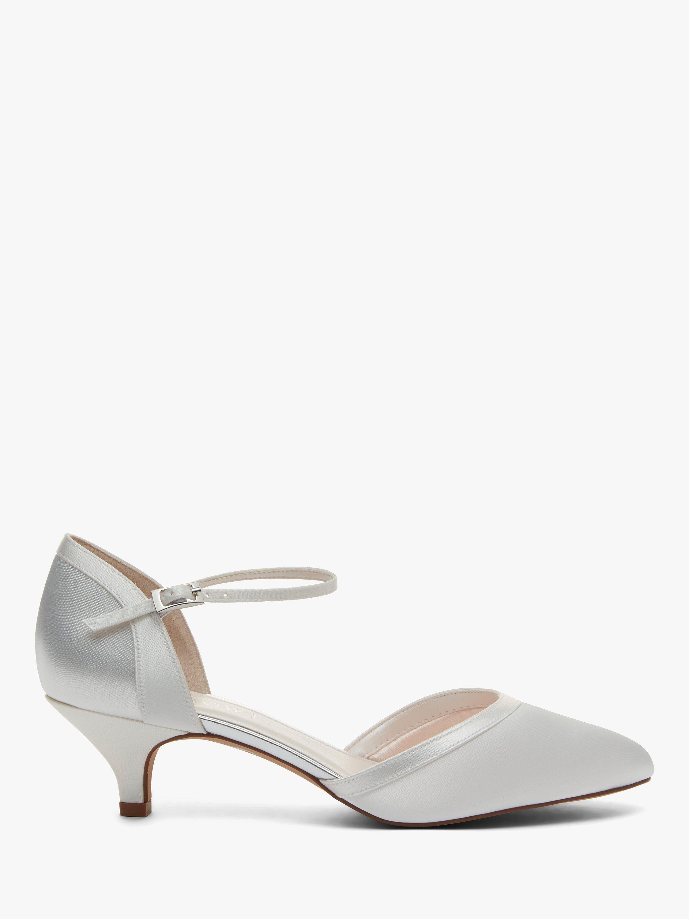 Rainbow Club Brianna Two Part Court Shoes, Ivory, 3