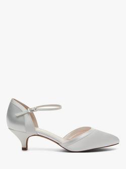 Rainbow Club Brianna Two Part Court Shoes, Ivory, Ivory