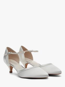 Rainbow Club Brianna Two Part Court Shoes, Ivory - view 2, Ivory