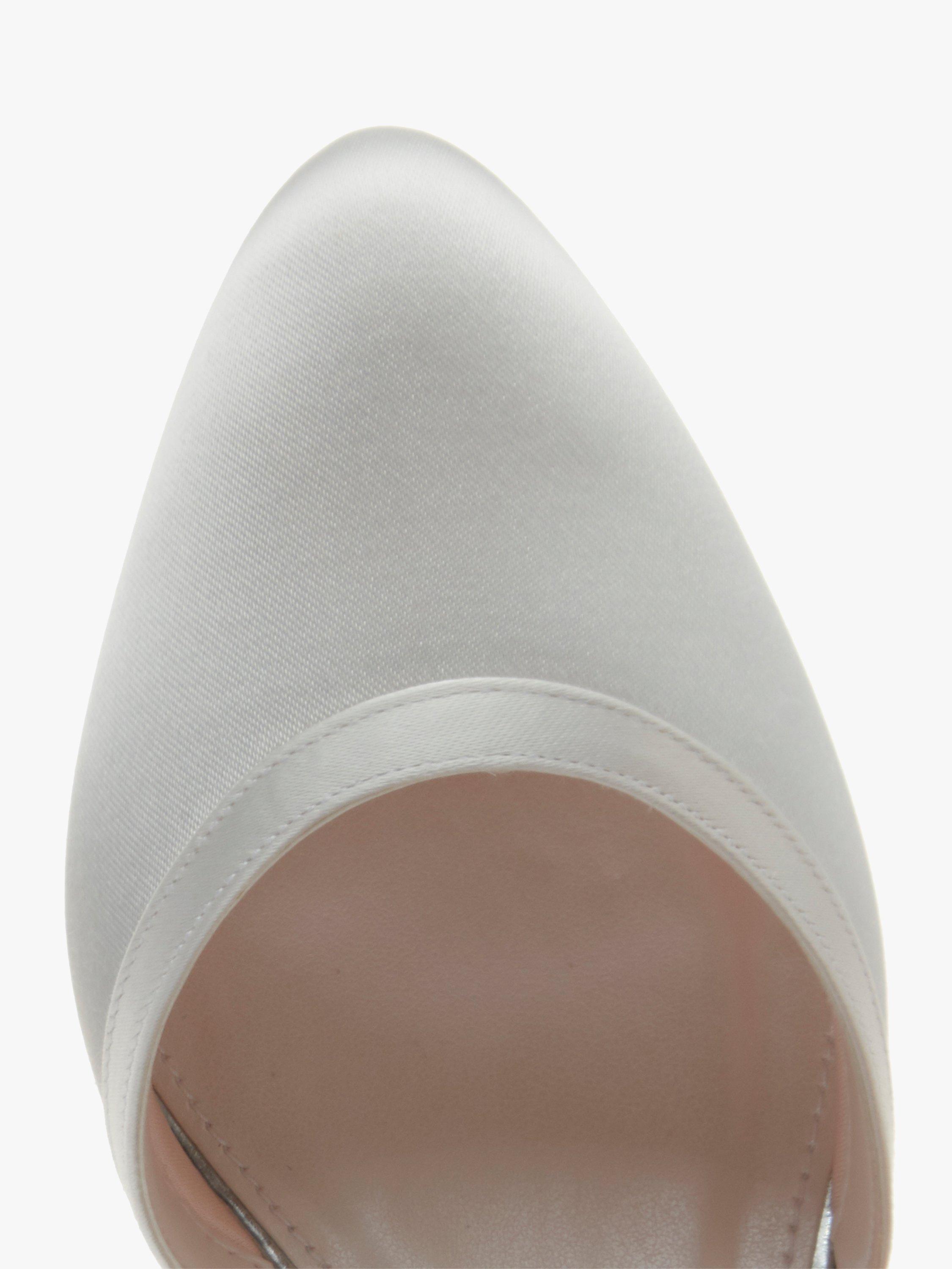 Rainbow Club Brianna Two Part Court Shoes, Ivory, 3