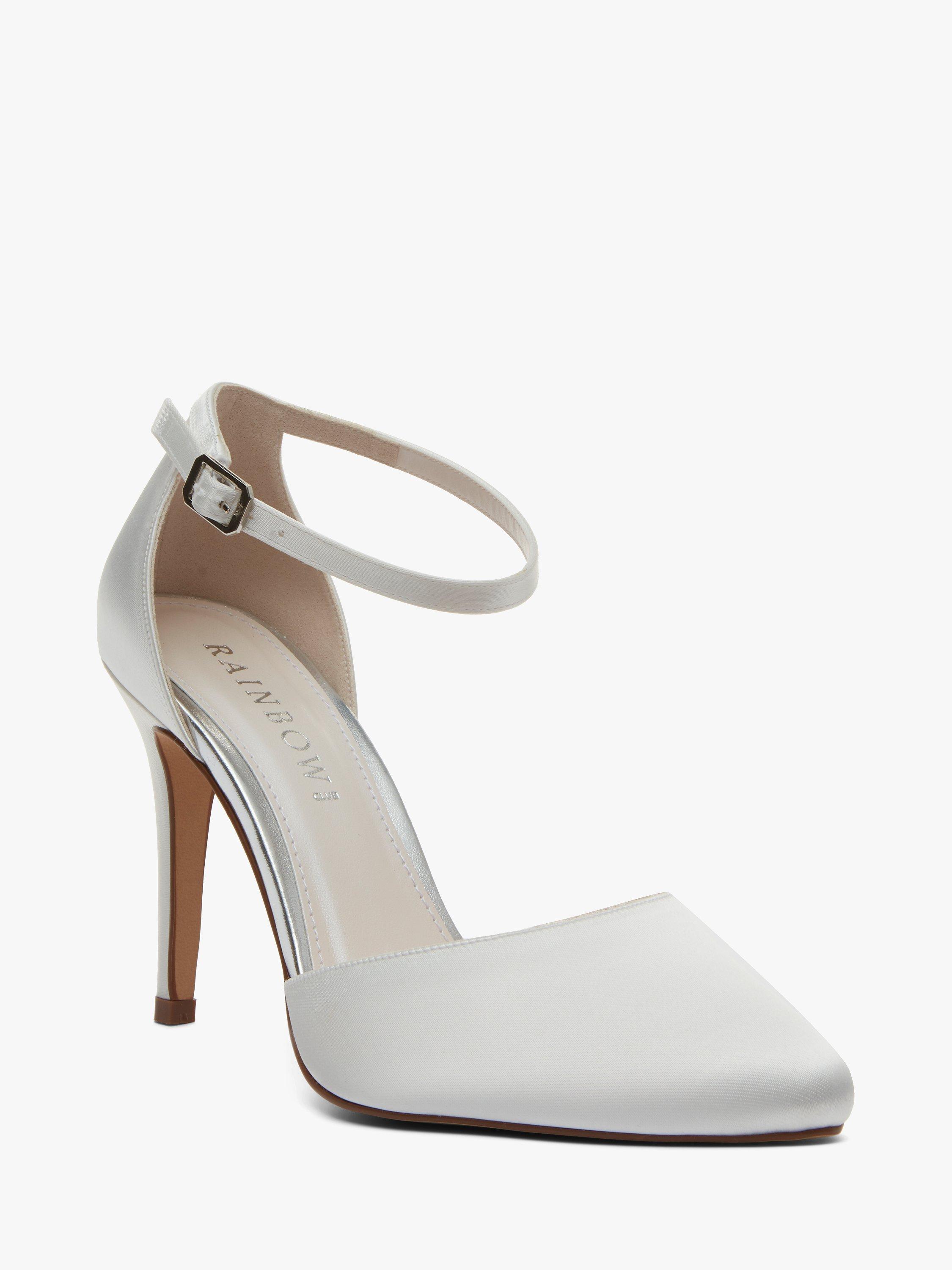 Product image 4 of 7, which shows Rainbow Club Carly Court Shoes, Ivory, 8