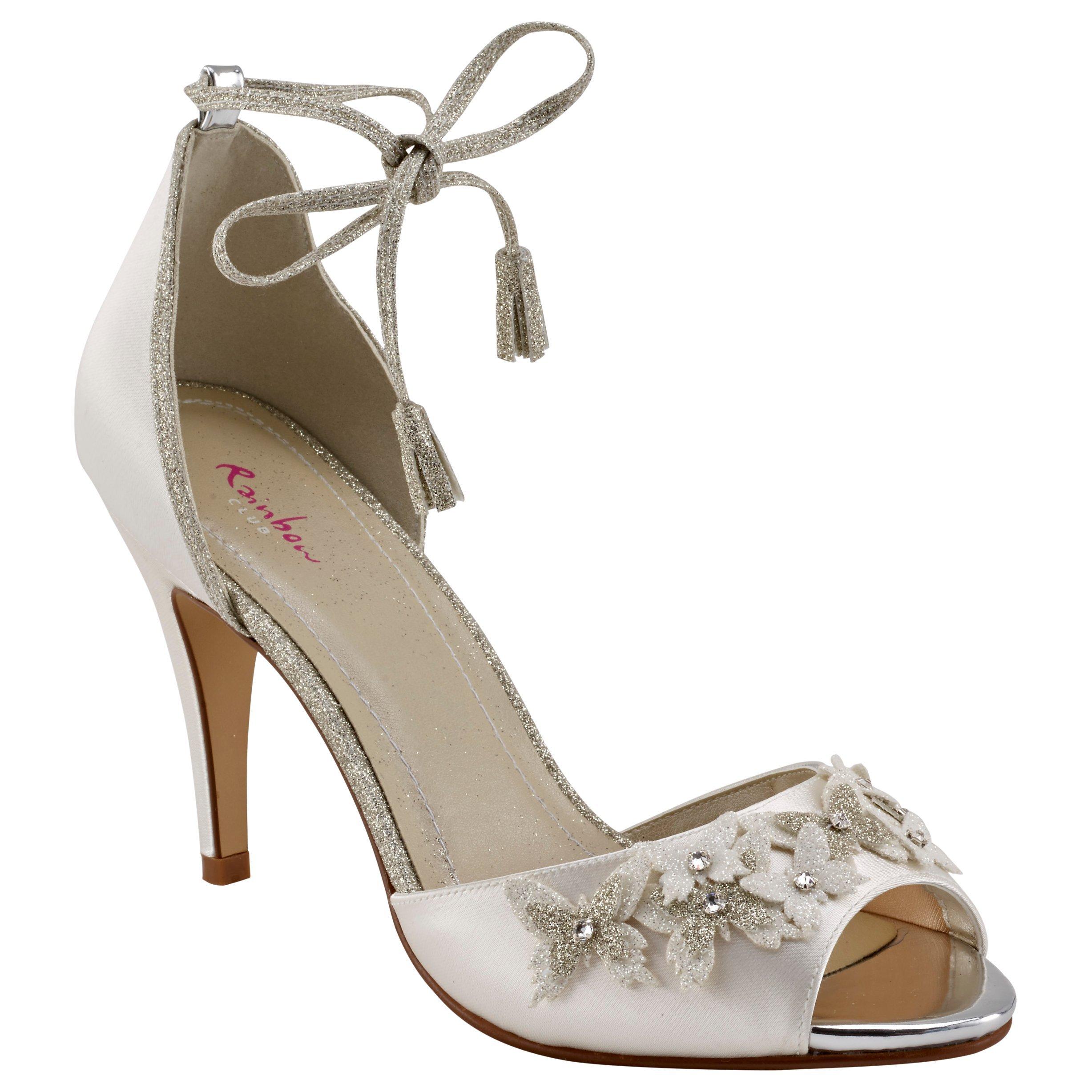 Rainbow Club Zarah Peep Toe Sandals, Ivory