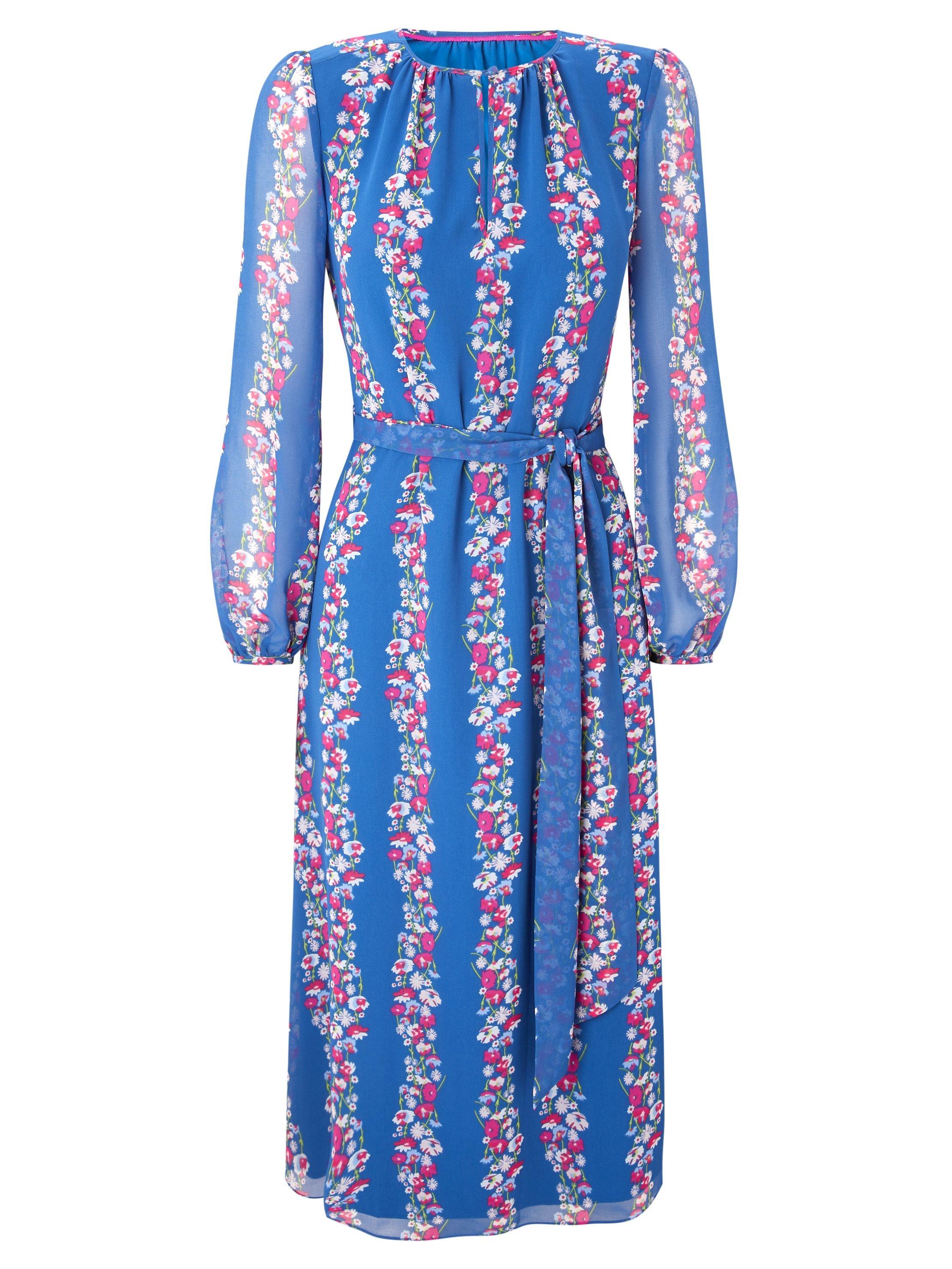 boden kathleen midi dress Boden Kathleen Midi Dress, Opulent Blue Flowerbed