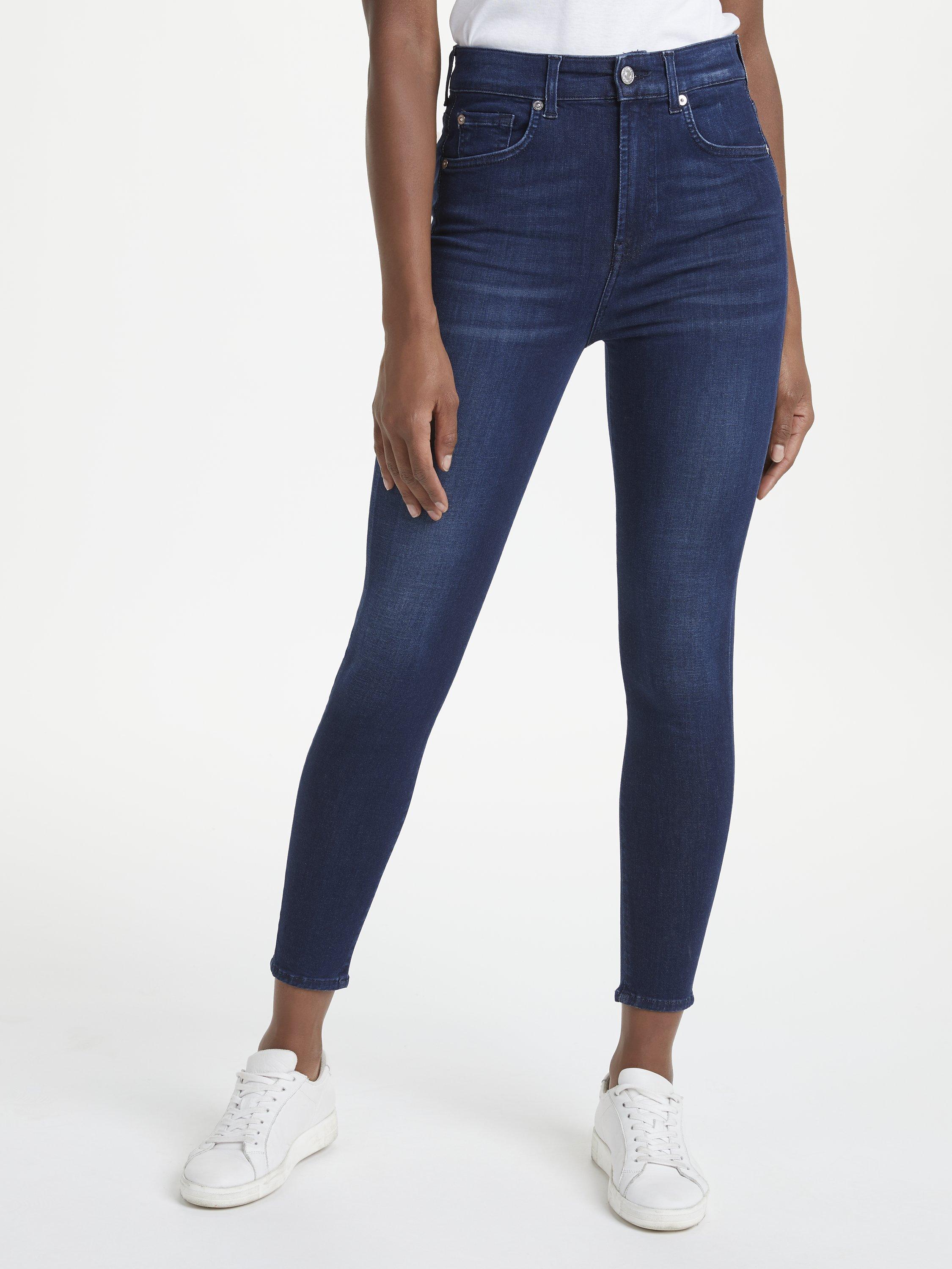 7 For All Mankind Aubrey Slim Illusion Jeans, Primary Blue