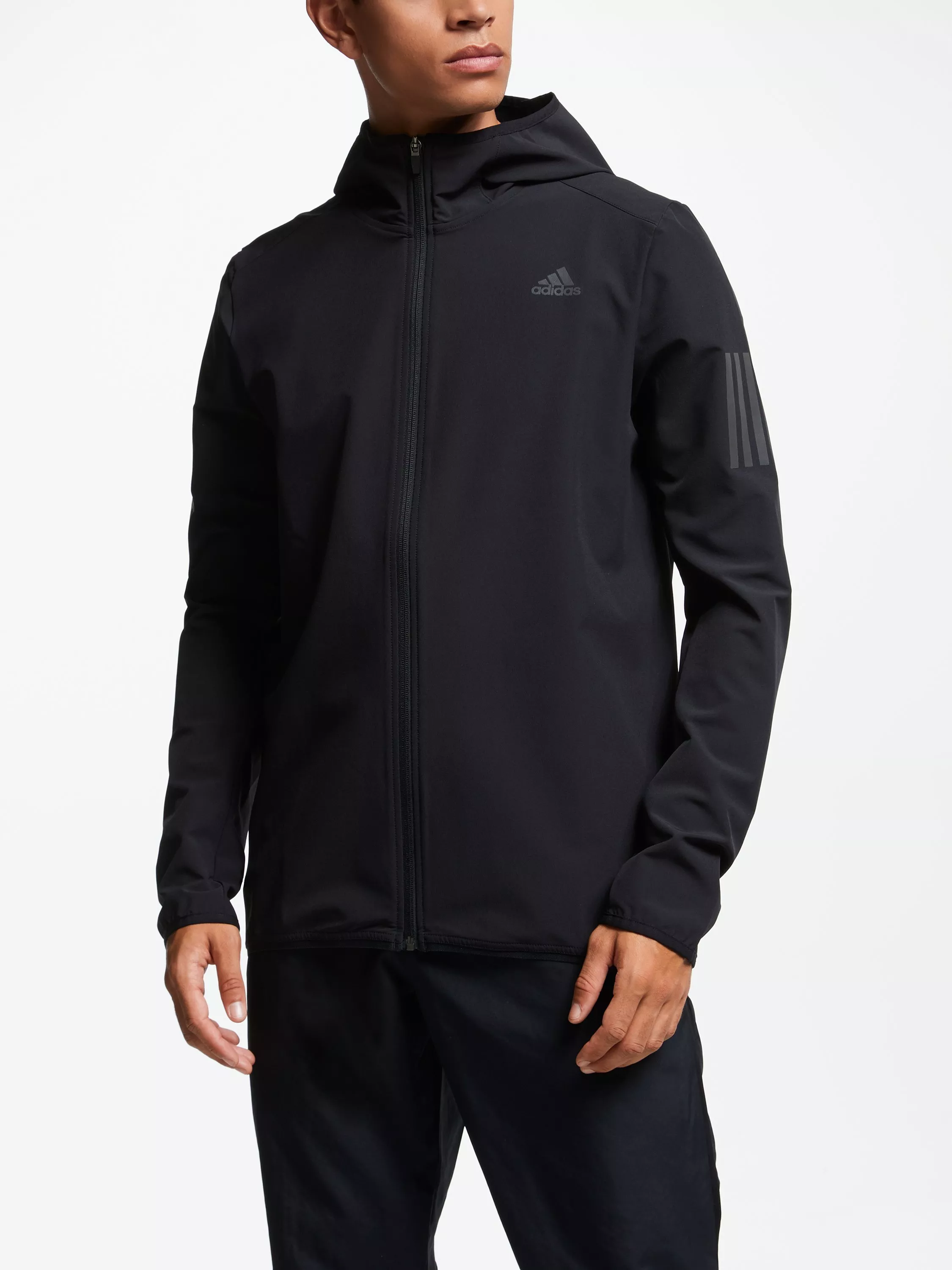 adidas Response Men s Running Jacket Black