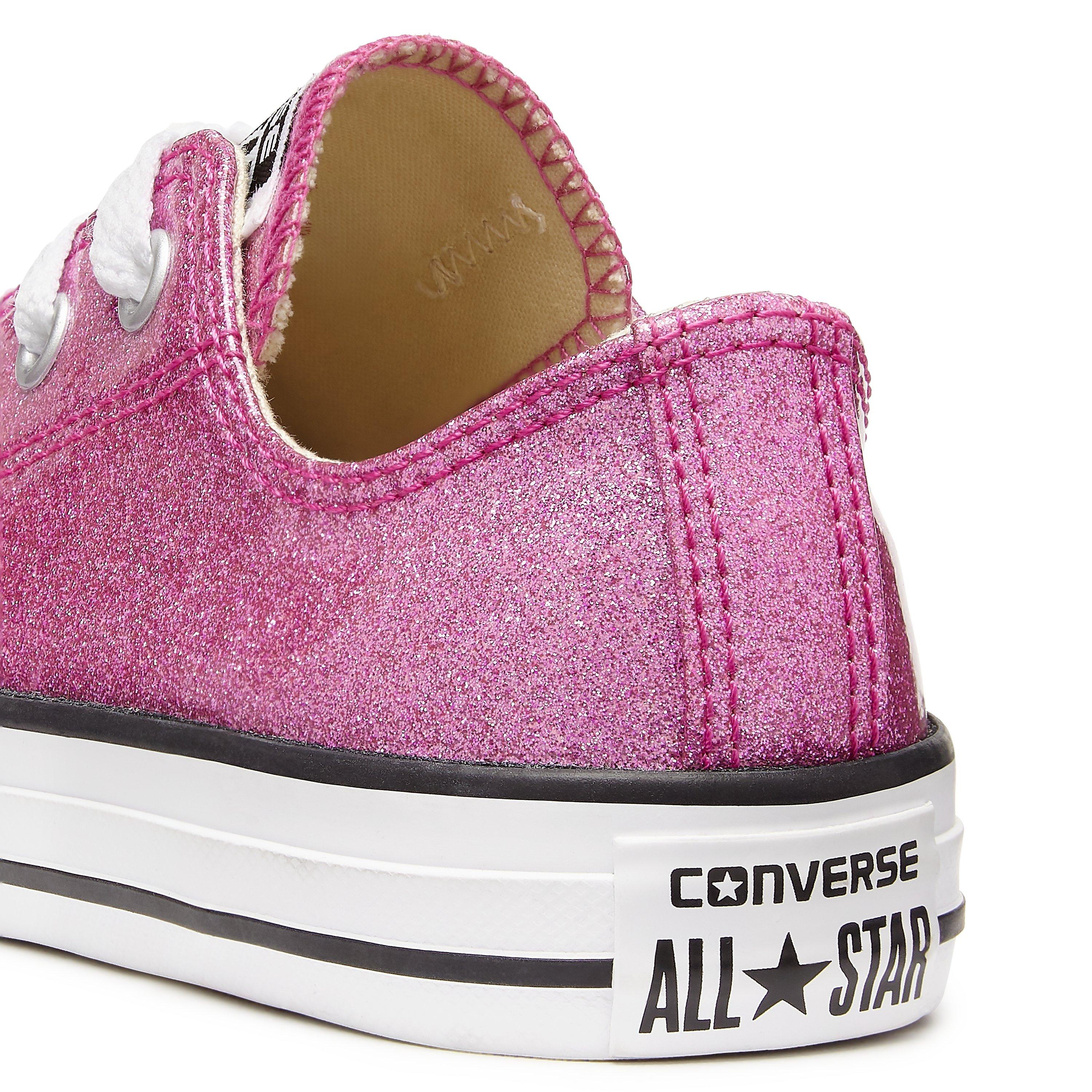 Pink all star ox glitter trainers online