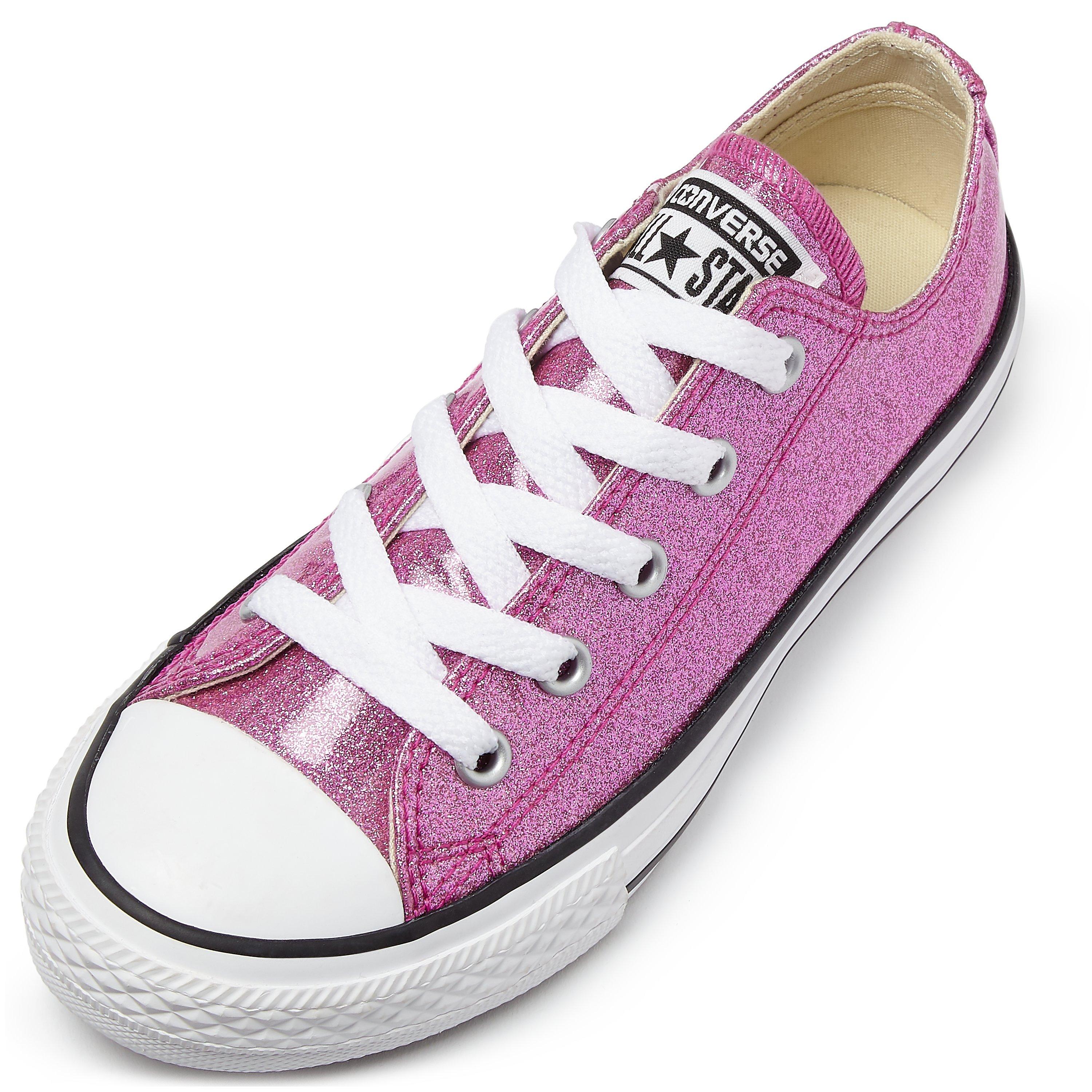 Pink all star ox glitter trainers junior on sale