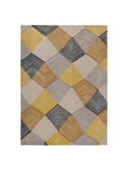Harlequin Rhythm Rug, Saffron, Saffron